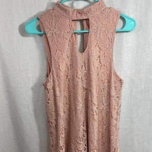 Cute Pink Summer Dress - Medium